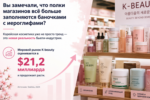 почему корейская косметика так популярна, корейская косметика тренды, K-beauty секрет успеха, Atomy корейский уход, философия корейского ухода, корейская косметика преимущества, система ухода за лицом